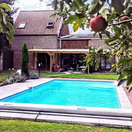 Chambres D Hotes ,Hotel ,Secret D'Une Nuit A Vicq Pres De Onnaing,Avec Piscine Exterior foto